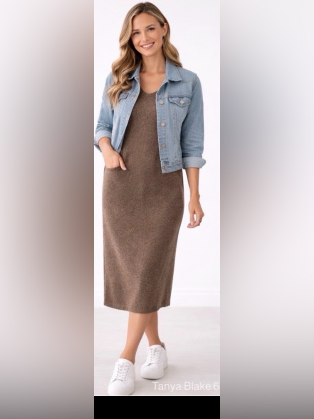 Old Navy Brown Midi Dress